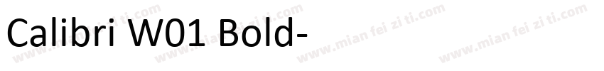 Calibri W01 Bold字体转换